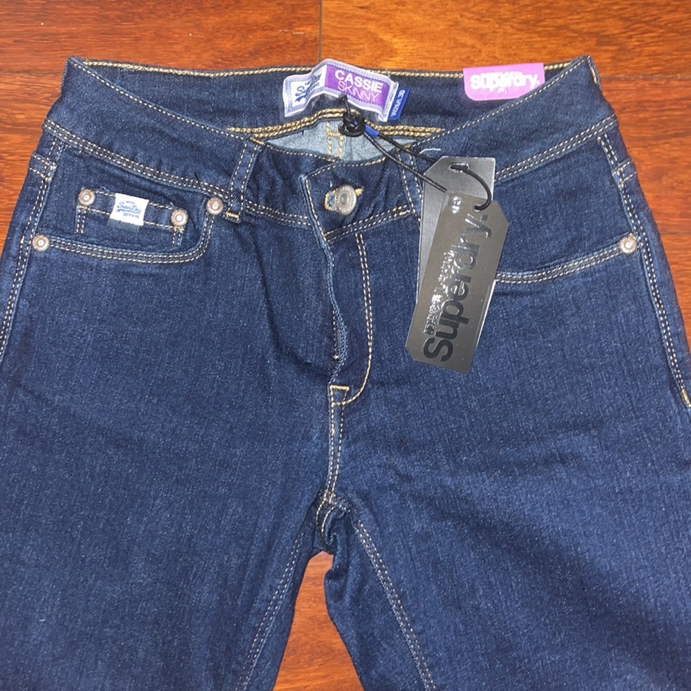 NEW WITH TAGS Superdry Skinny blue jeans